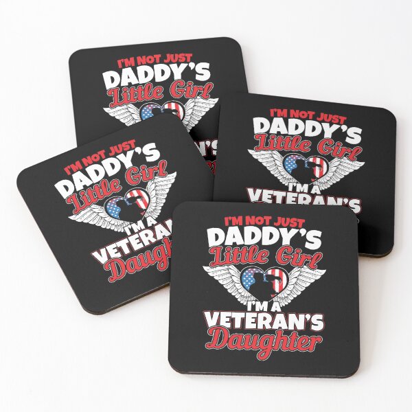 Item preview, Proud Military Veteran Daughter Quote designed and sold by BestTrendyChoices.