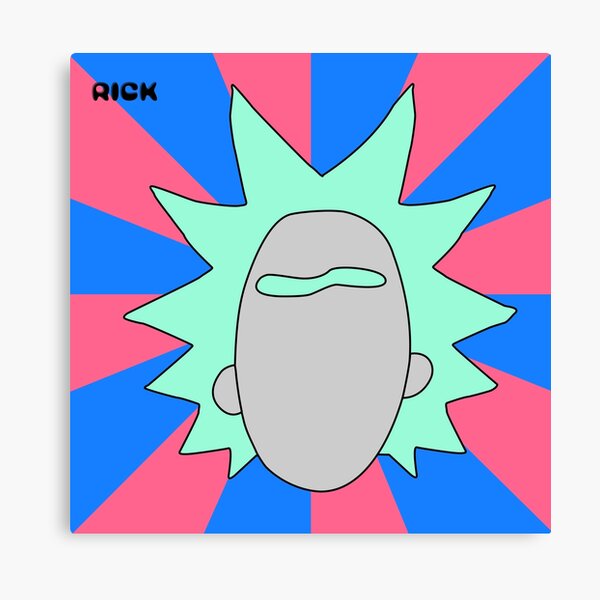 Rick minimal art Canvas Print