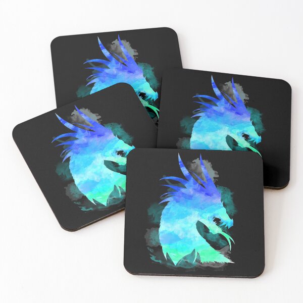 Item preview, Dragon Watercolor Lagoon designed and sold by sarnia.