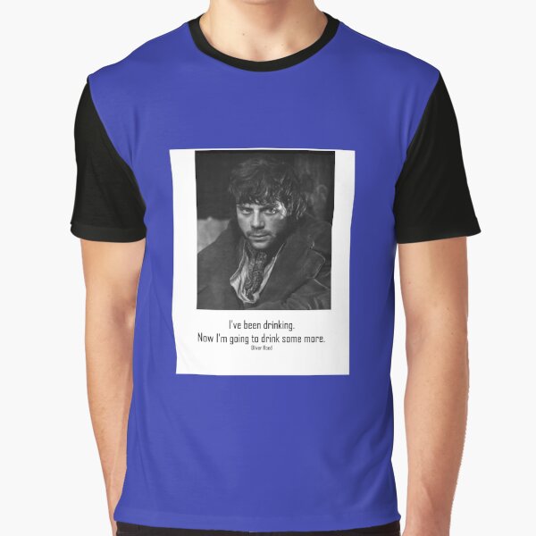 Oliver Reed Drinking Graphic T-Shirt