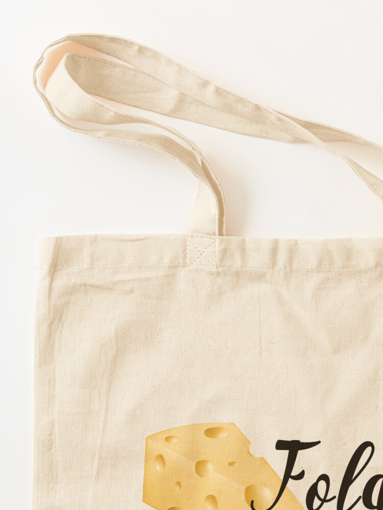 Alternate view of fold in the cheese! Tote Bag