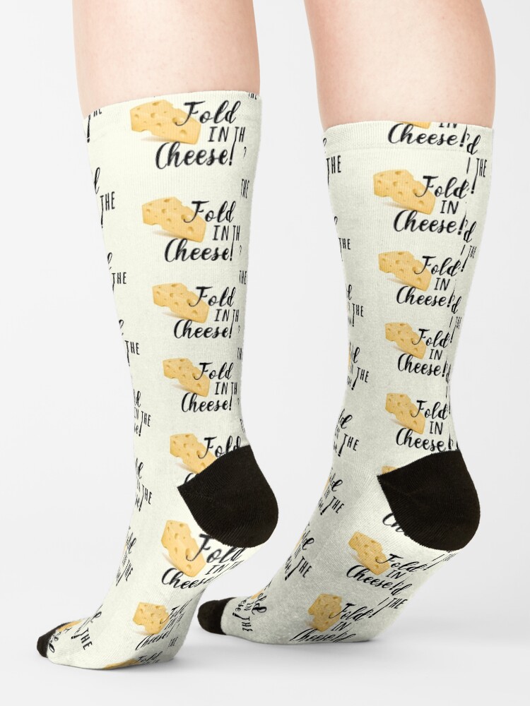 Alternate view of fold in the cheese! Socks