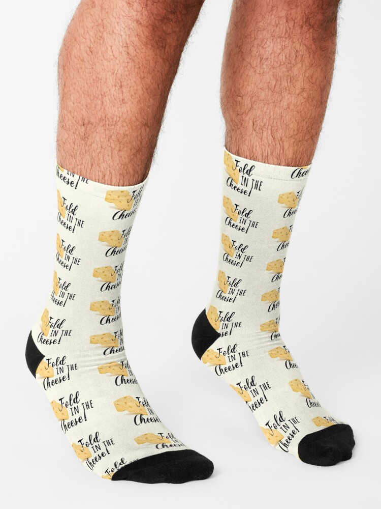 Alternate view of fold in the cheese! Socks