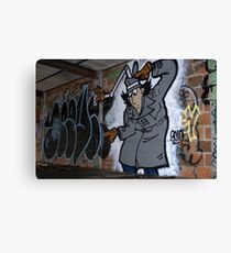 Inspector Spraycan Canvas Print