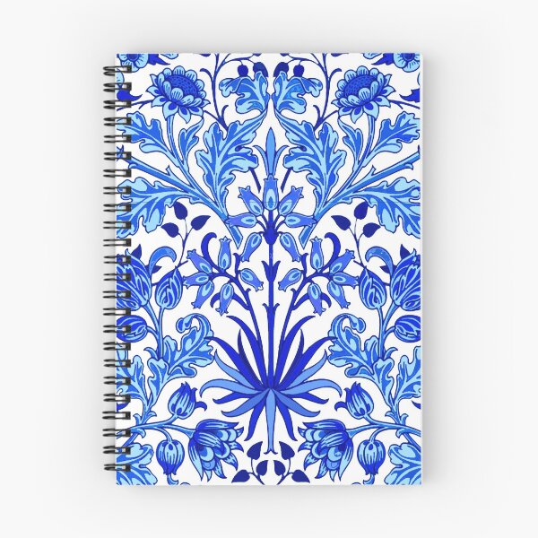 Item preview, Estampado de jacinto de William Morris, azul cobalto y blanco designed and sold by Marymarice.