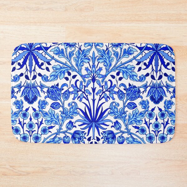 Item preview, William Morris Hyacinth Print, Cobalt Blue & White designed and sold by Marymarice.