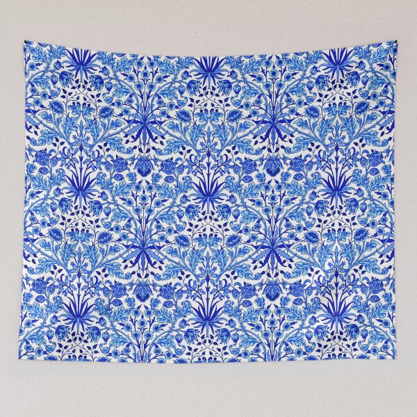 Item preview, William Morris Hyacinth Print, Cobalt Blue & White designed and sold by Marymarice.