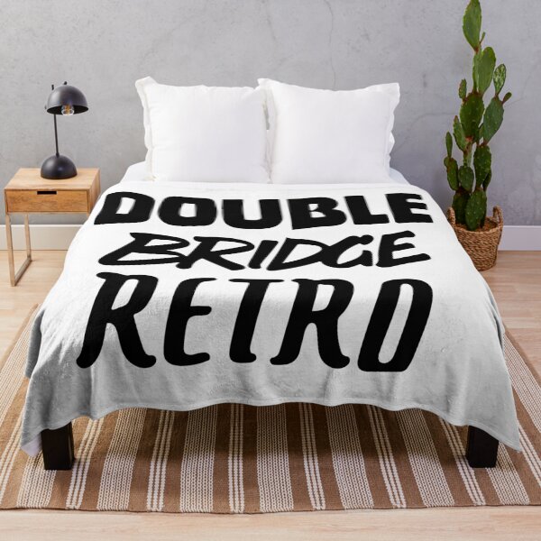 Item preview, Double Bridge Retro Handlettering text Black version. designed and sold by Duukster.