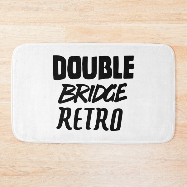 Item preview, Double Bridge Retro Handlettering text Black version. designed and sold by Duukster.