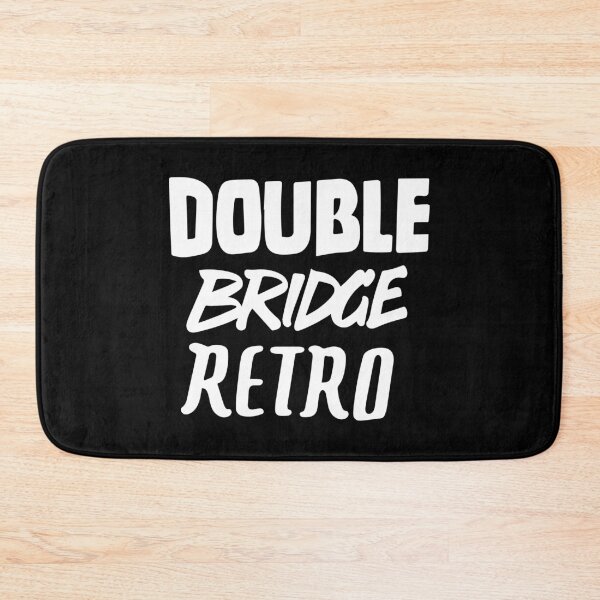 Item preview, Double Bridge Retro Handlettering text White version. designed and sold by Duukster.