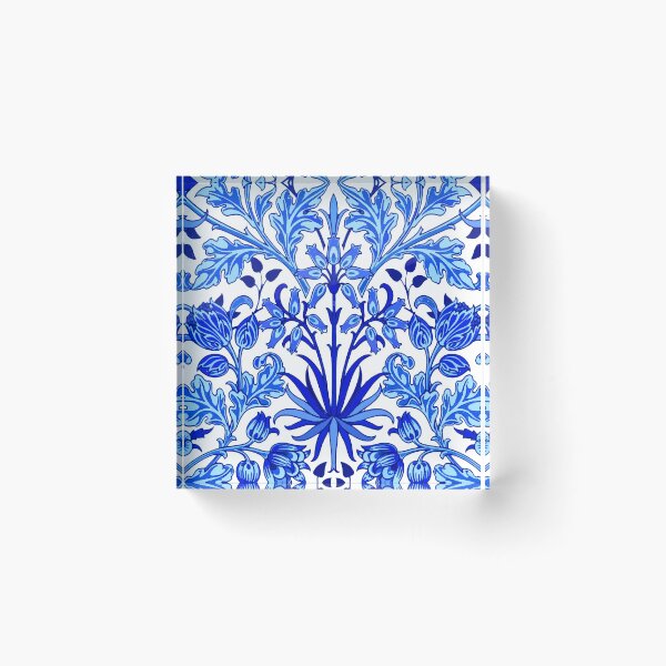 Item preview, William Morris Hyacinth Print, Cobalt Blue & White designed and sold by Marymarice.