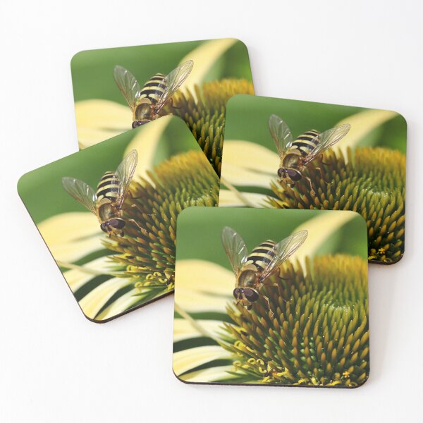 Item preview, Hoverfly on Echinacea designed and sold by dilouise.
