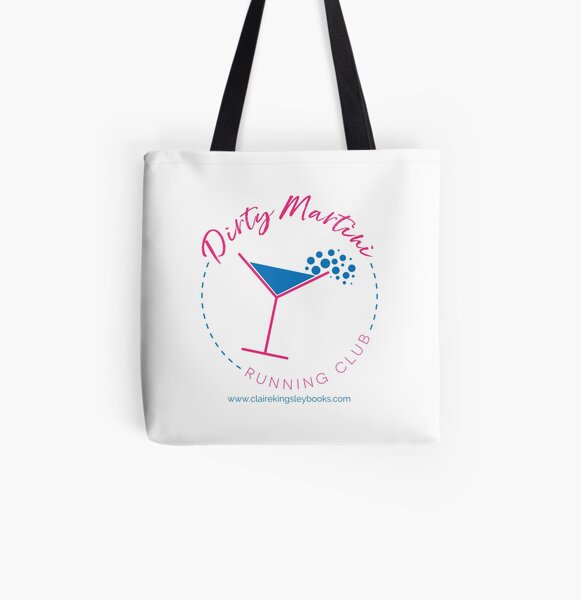 Dirty Martini Running Club All Over Print Tote Bag