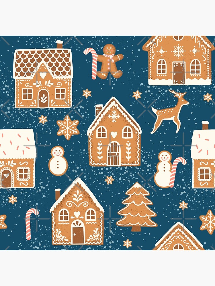 Gingerbread Village (with stickers) by nadyanadya