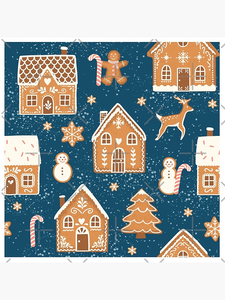 Gingerbread Village (with stickers) by nadyanadya