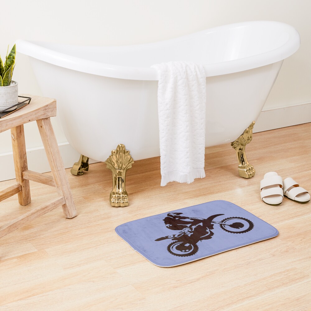 Motor X Silhouette Bath Mat
