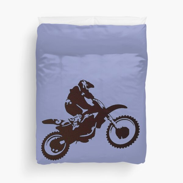 Motor X Silhouette Duvet Cover