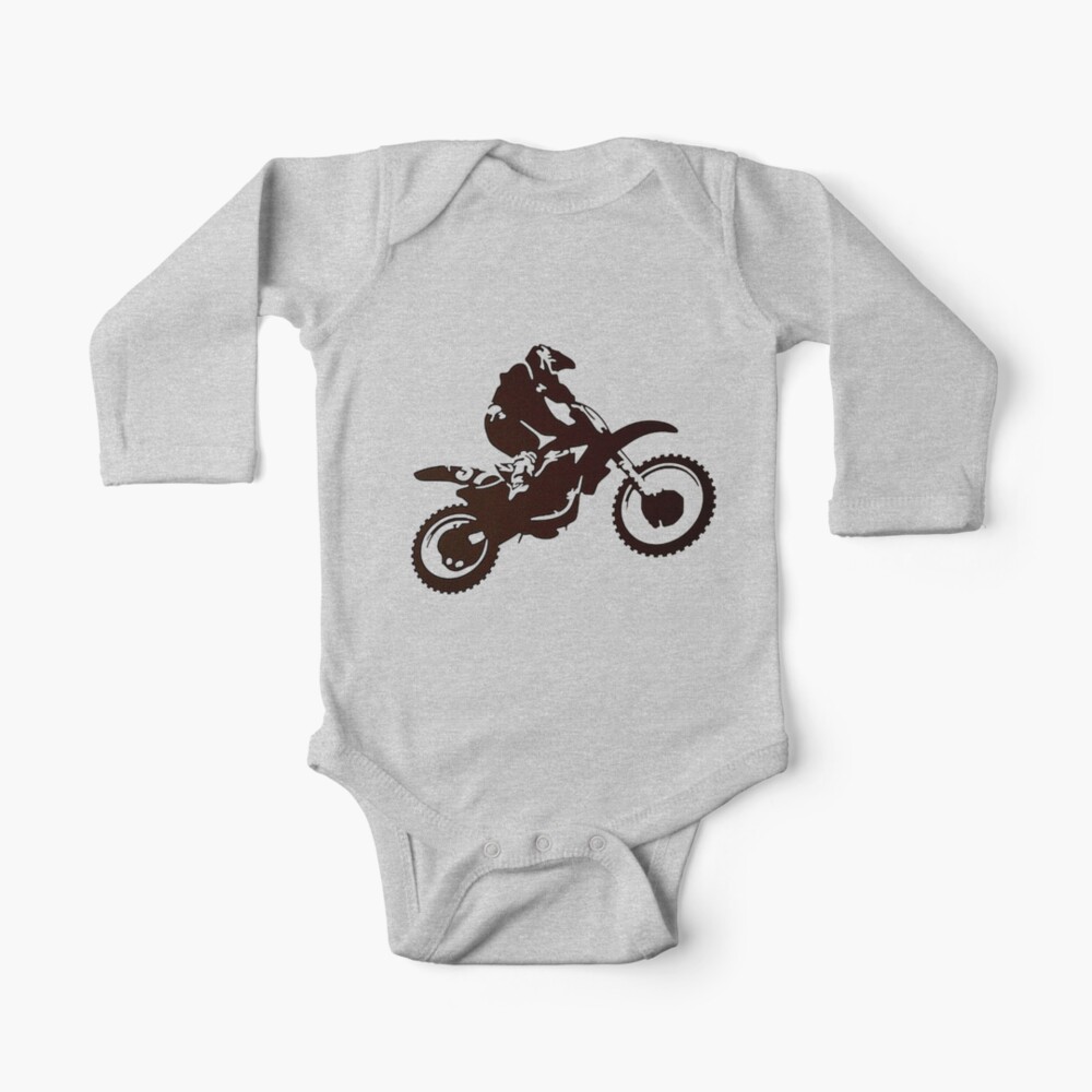 Body Para Bebe Motor X Silueta De Taiche Redbubble