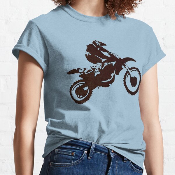 Motor X Silhouette Dirt Bike  Classic T-Shirt