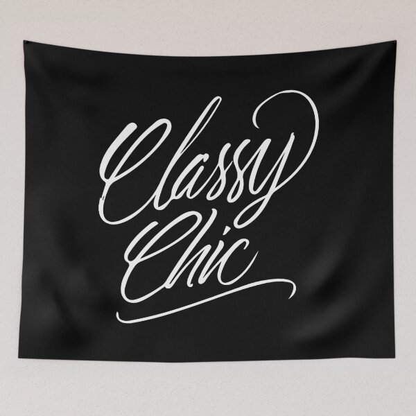 Item preview, Classy Chic Handlettering text white version. designed and sold by Duukster.