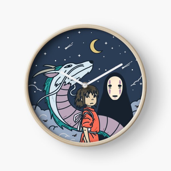Spirited Away Badge Clock