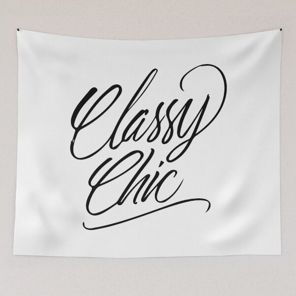 Item preview, Classy Chic Handlettering text black version. designed and sold by Duukster.