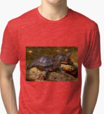 Red Eared Sliders Tri-blend T-Shirt
