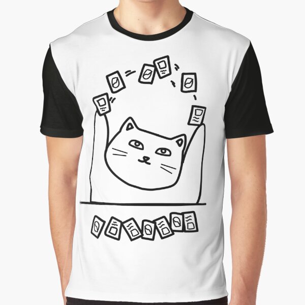 Deck-Builder Cat Graphic T-Shirt