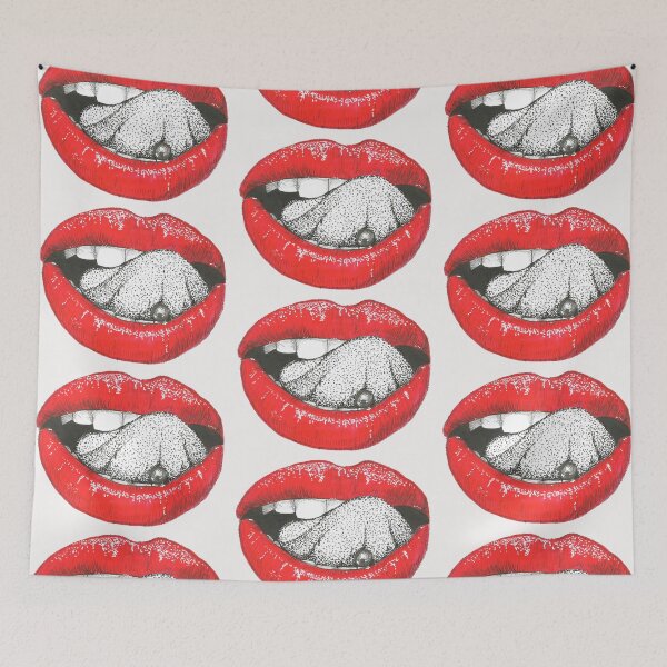 Item preview, Tasty glossy feminine lips designed and sold by Crea-RiBo.