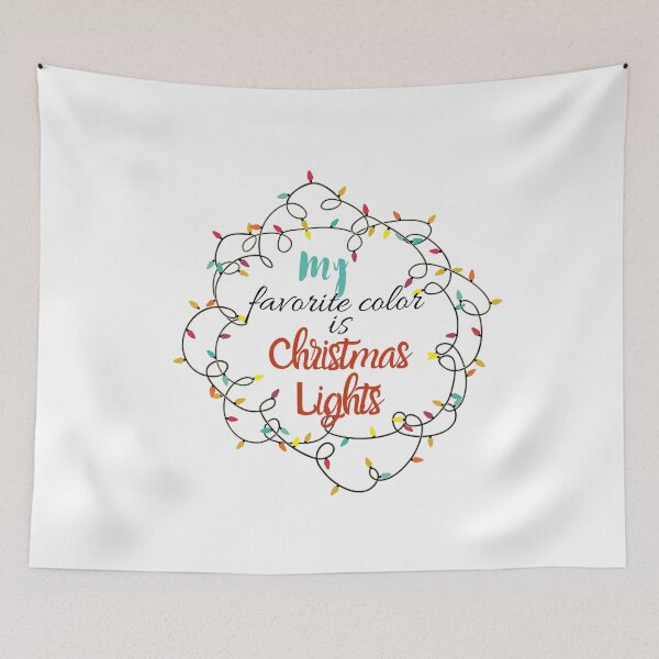 Item preview, Christmas Lights favorite color designed and sold by Awesomefamily.