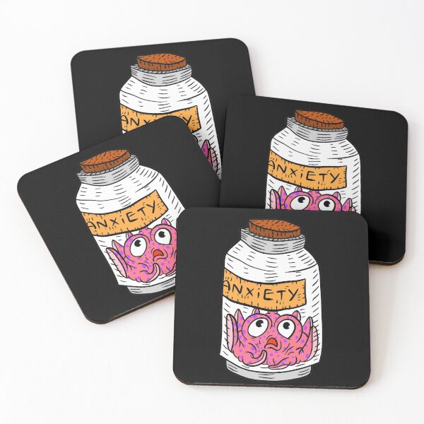 Item preview, anxiety, monsters in your brain.  designed and sold by JJadx.