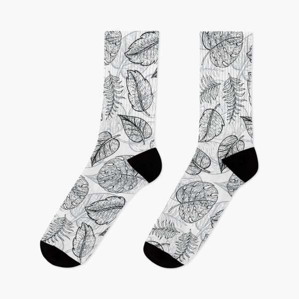 Item preview, Leaf Line Art Pattern designed and sold by ZaryaKiqo.
