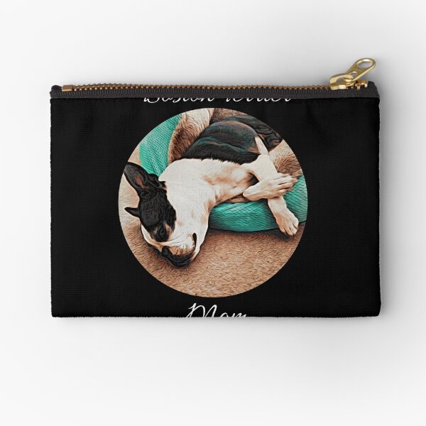 Boston "Bostie" Terrier Mom Zipper Pouch