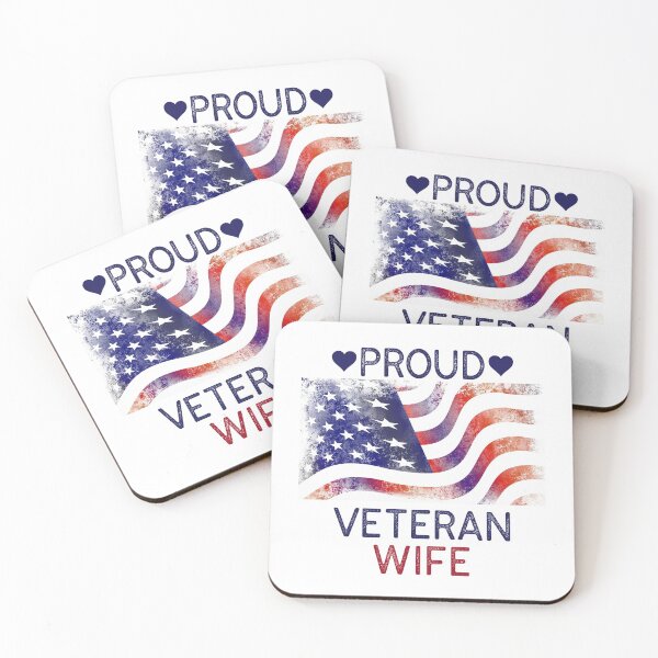 Artikelvorschau, Veteran "Proud Veteran Wife". entworfen und verkauft von KateMarc.