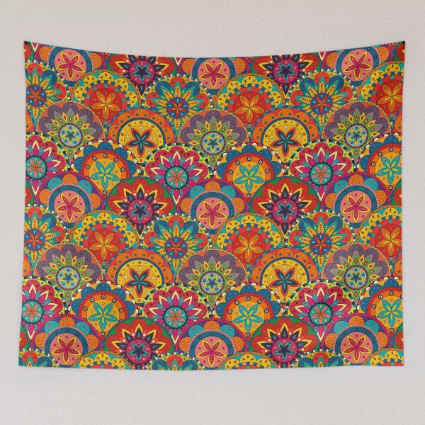 Item preview, Funky Retro Mandala Pattern designed and sold by livianasgifts.