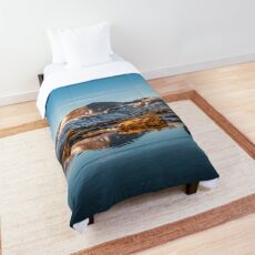 Winter landscape in Iceland II Comforter