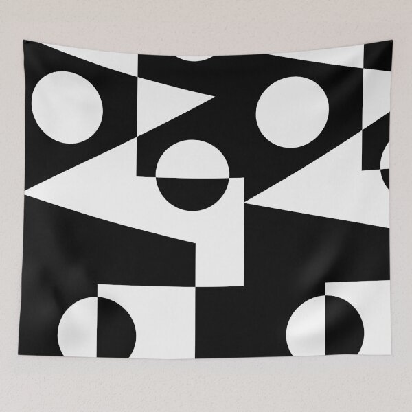 Item preview, Notan 3 in Black & White Geometry designed and sold by Rob Colvin.