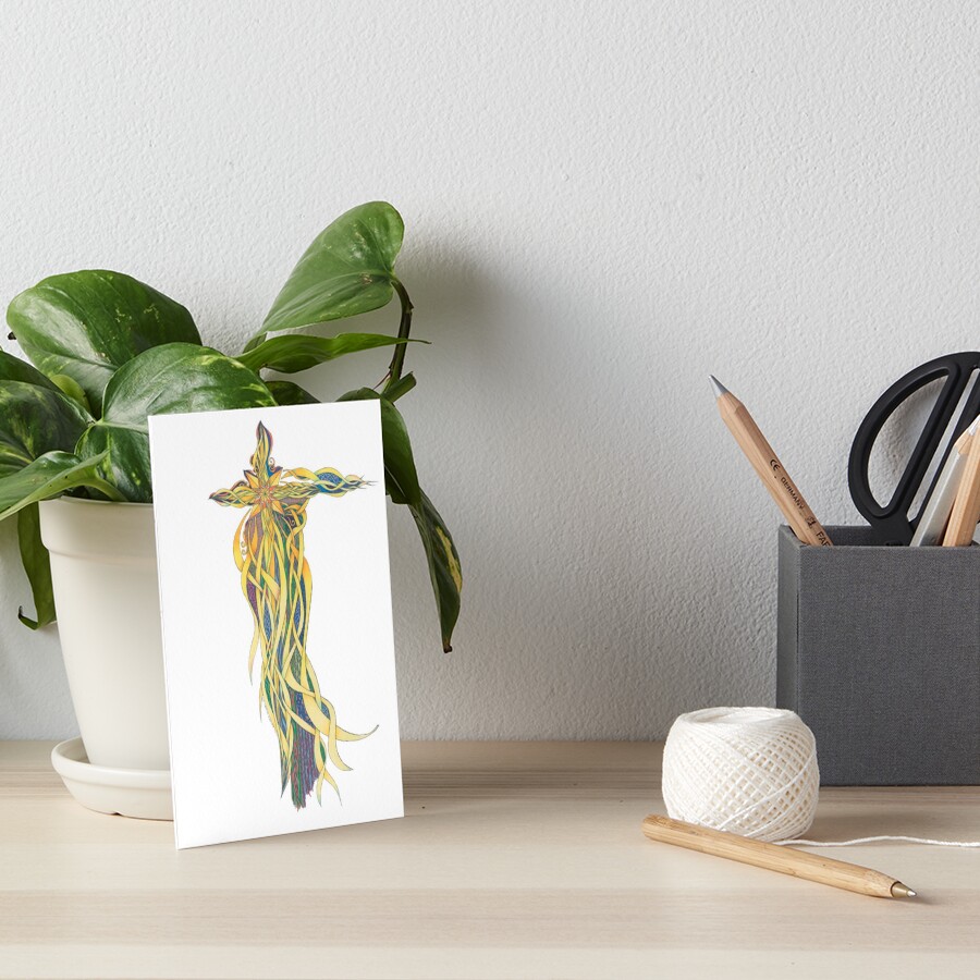 God of Hope - Christmas Star Art Board Print