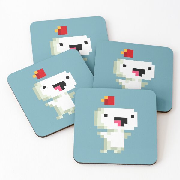 Fez - Jump For Joy Coasters (Set of 4)