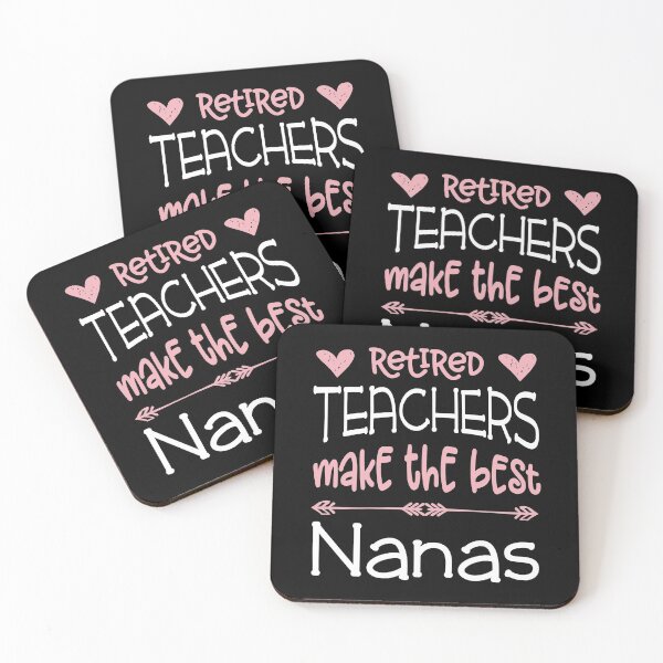 Item preview, Maestro Jubilación Best Nanas Hearts Grandma Retired Gift designed and sold by CreatedByHeidi.