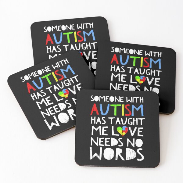 Item preview, Autism Awareness Love No Words Heart Puzzle Support Family designed and sold by CreatedByHeidi.