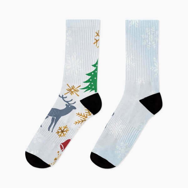 Item preview, Merry Xmas Gold Snowflakes Blue designed and sold by famenxt.