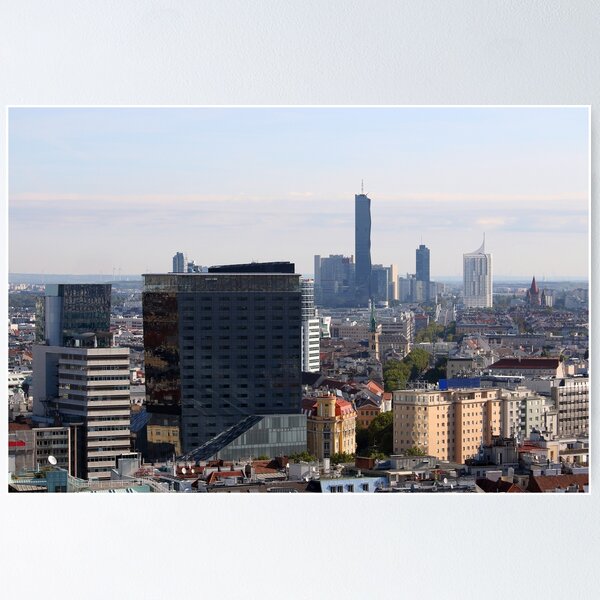 Item preview, cityscape view of Vienna city office buildings Austria designed and sold by goceris.