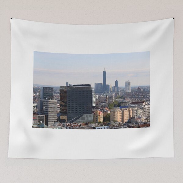 Item preview, cityscape view of Vienna city office buildings Austria designed and sold by goceris.