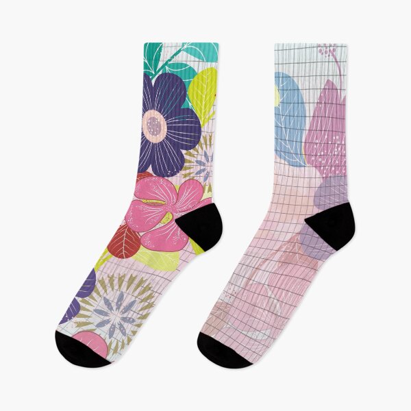 Item preview, Floral Grid designed and sold by famenxt.