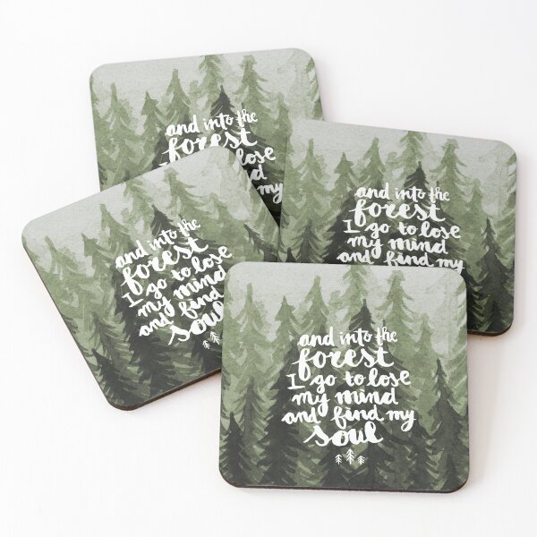 Item preview, Into the Forest I go watercolor designed and sold by pinapurri.