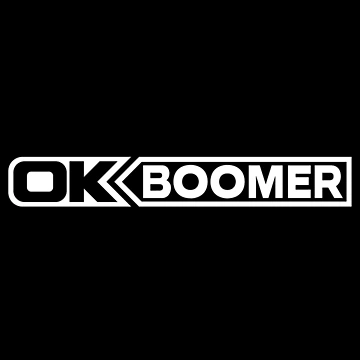 Artwork thumbnail, OK BOOMER (White) [Roufxis-Rb] by RoufXis