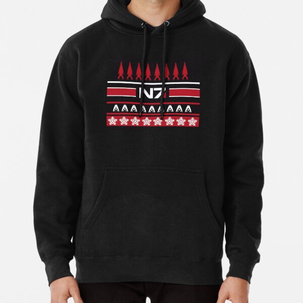 NOIR Mass Effect Christmas Jumper Sweat à capuche épais