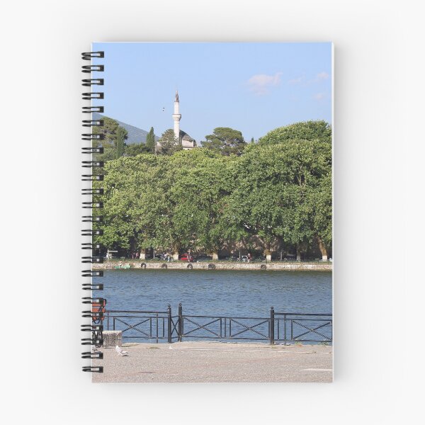 Item preview, Ioannina lake and Ali Pasha Mosque in summer  designed and sold by goceris.