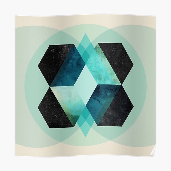 Galaxy Hex Poster